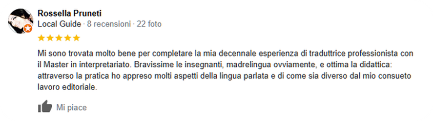 Rossella Pruneti recensione SSIT Pescara